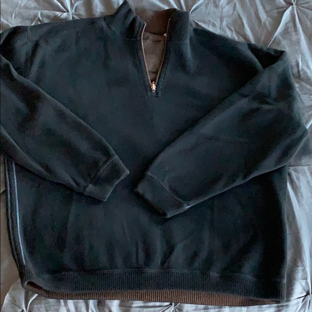 Tommy Bahama Mens 1/4 zip sweater